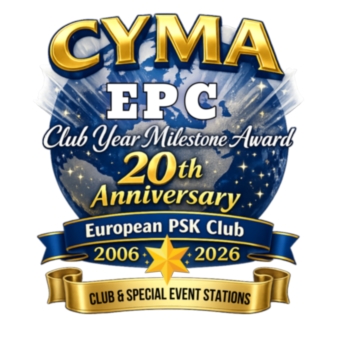 CYMA EPC 20th Anniversary logo